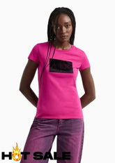T-Shirt Women Sparkling Armani Exchange Camiseta